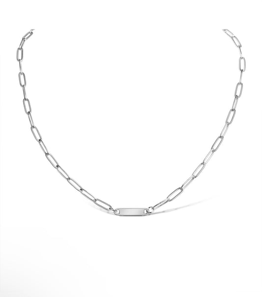 Personalized 1 Name Bar Necklace