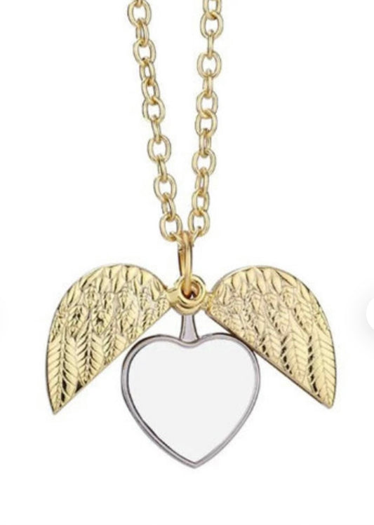 Corazon Locket Necklace/Personalizados