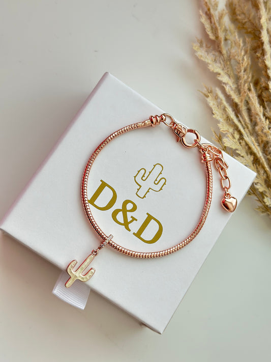 Cactus Charm Bracelet
