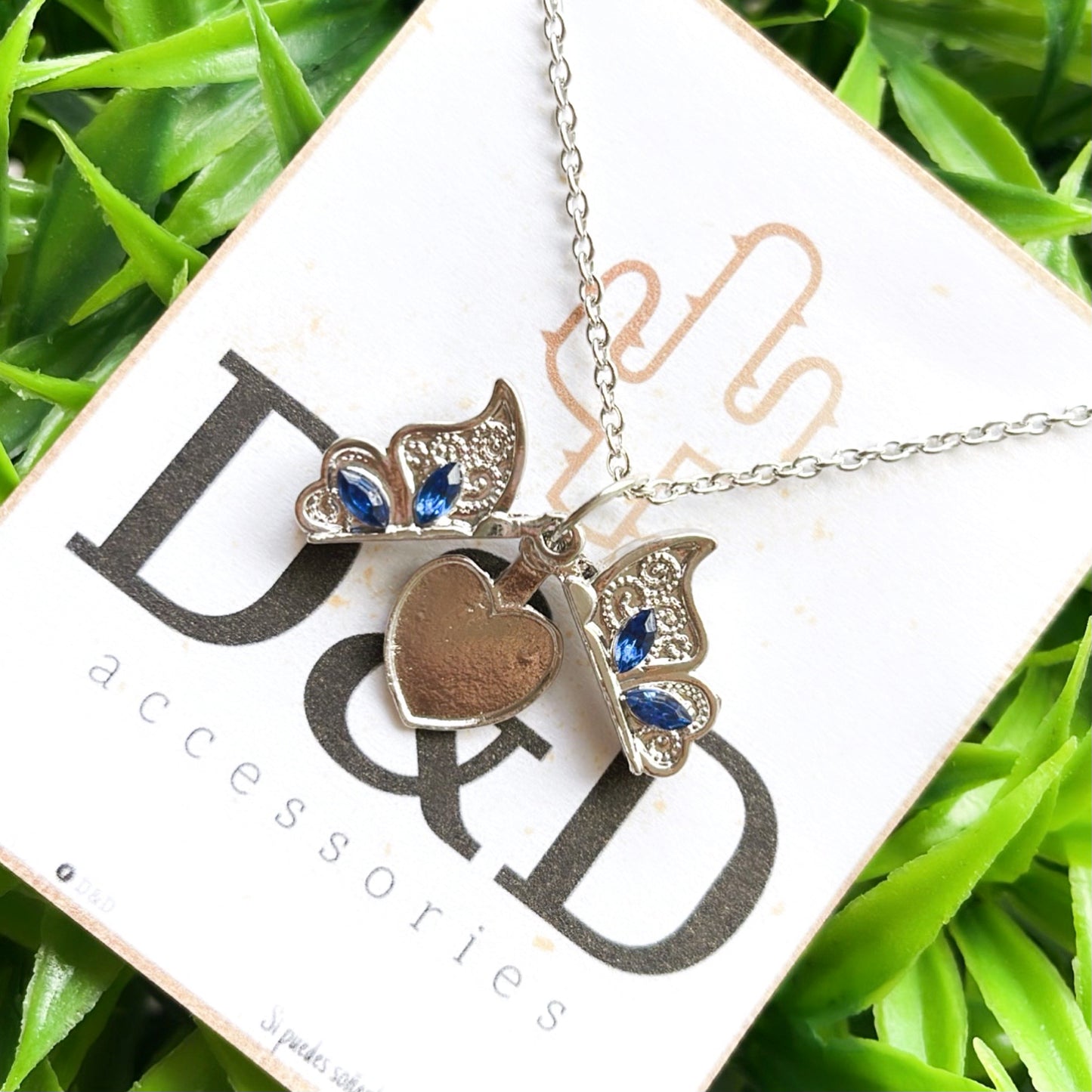 Personalized Butterfly Locket