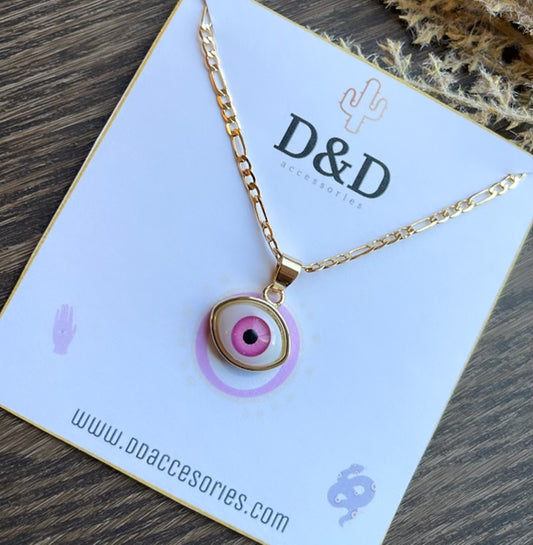 Ojito Necklace Pink