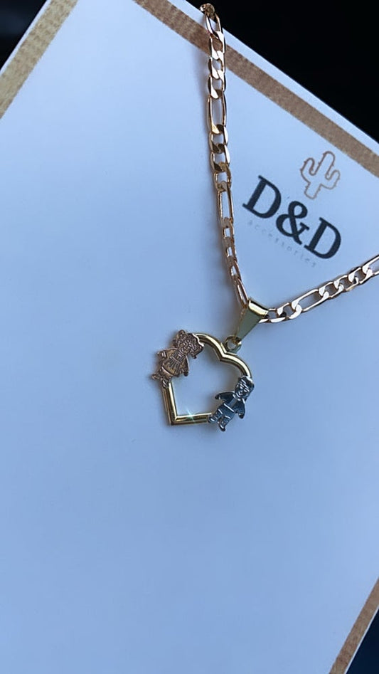 Mom 💓 BoyGirl Necklace✨