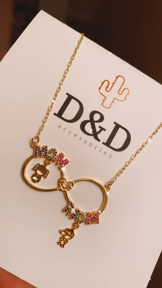 Infinity mom necklace