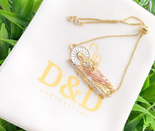 Adjustable SanJudas bracelet