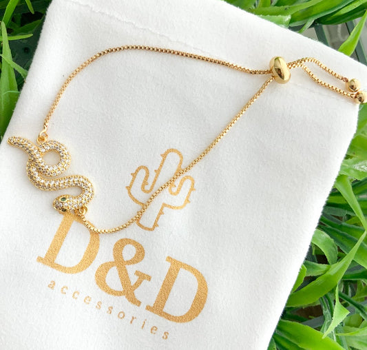 Snake adjustable bracelet