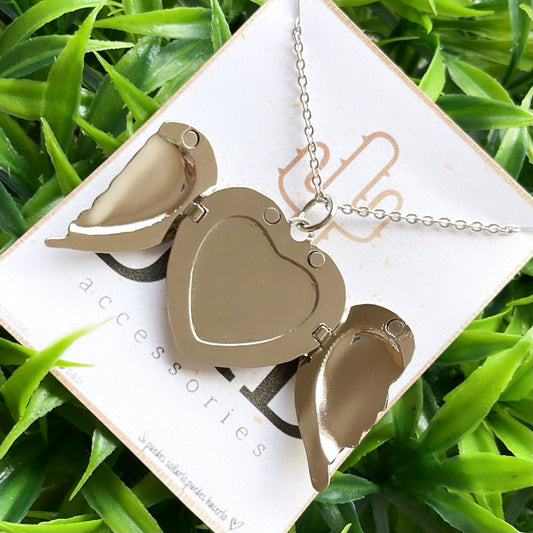 Personalized Heart Angel Locket
