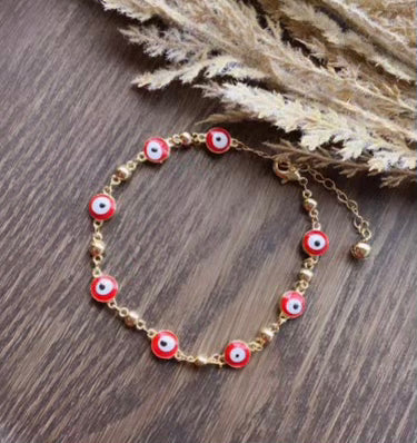 Figaro Evil Eye Anklet