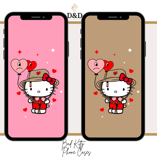 Bad Kitty Phone Case PINK