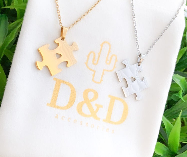 Autism Puzzle Necklace