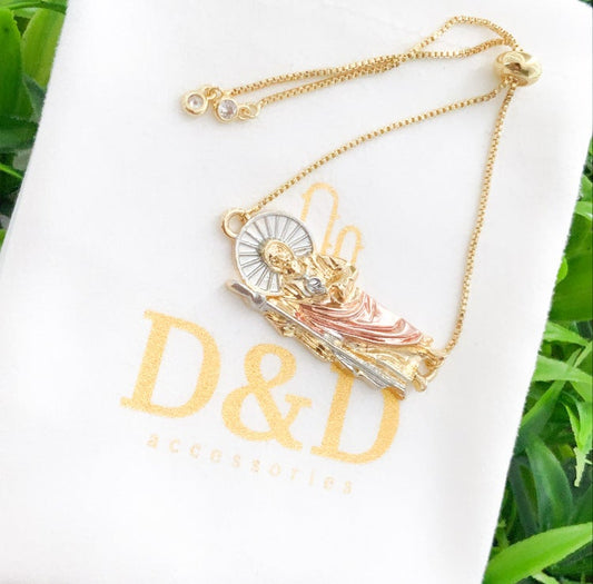 Adjustable SanJudas bracelet