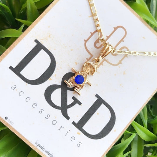 Birthstone 1 Boy Necklace