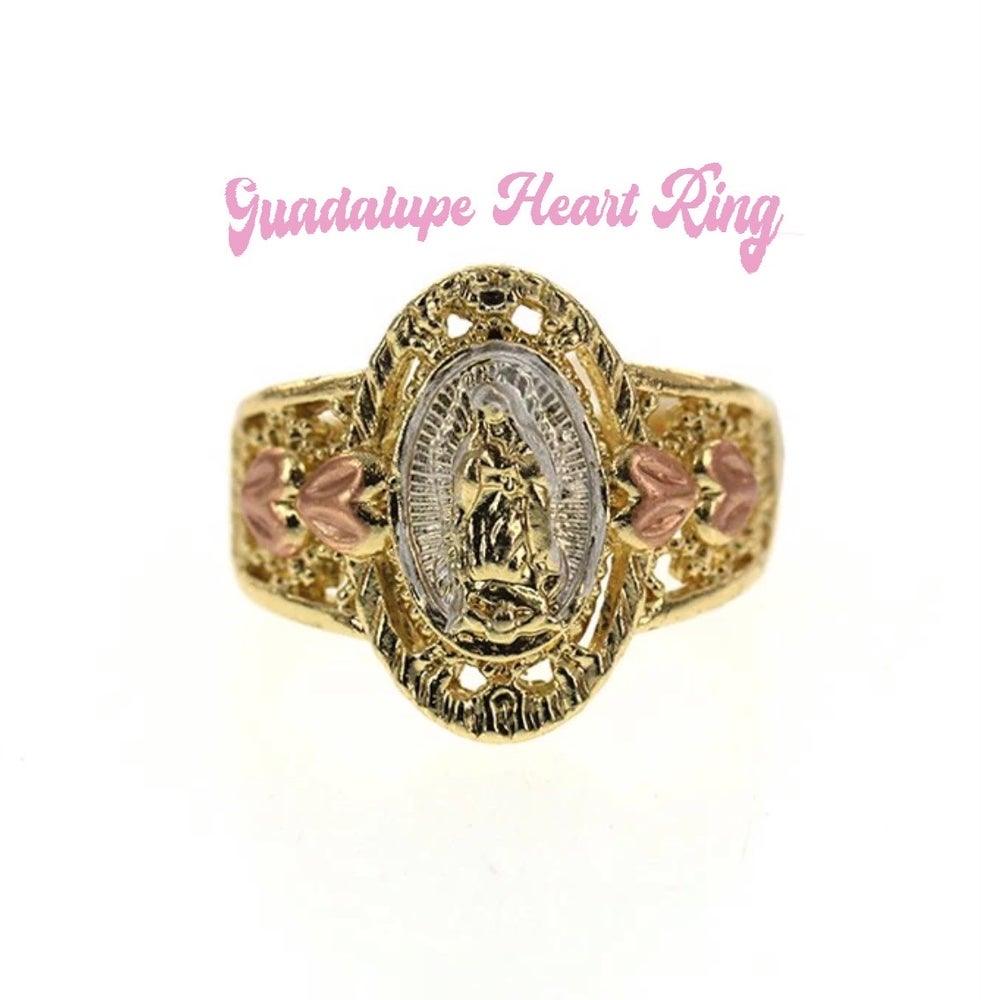 Guadalupe Heart Ring
