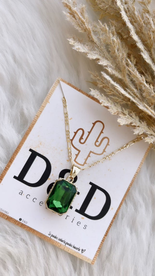 San Judas Stone 2 Side Necklace