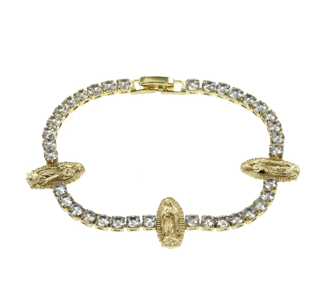 Faith 3 Bracelet /SanJudas/Guadalupe