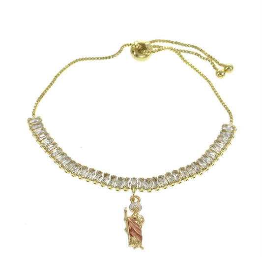 Sol White Bracelet Adjustable