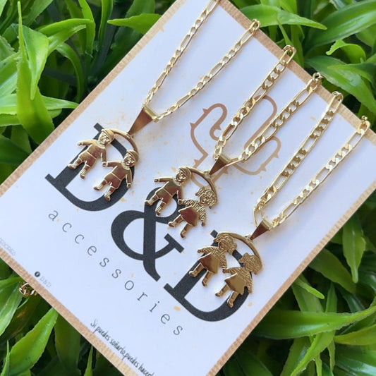 Mom Necklace gold tone