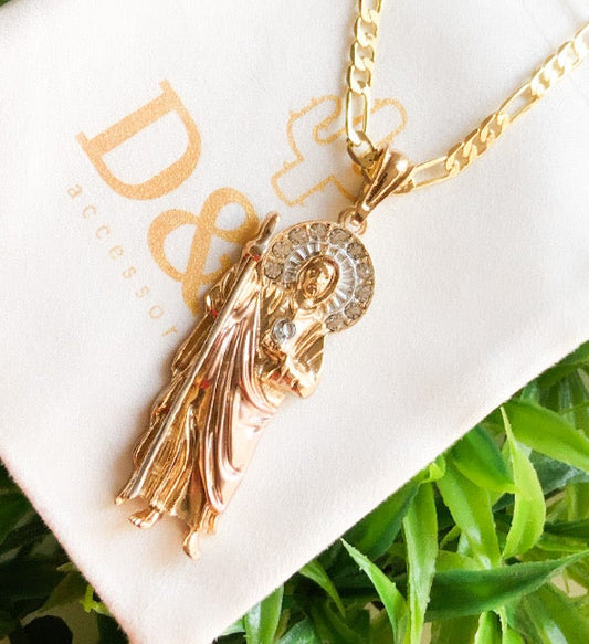 San Judas Rose Necklace