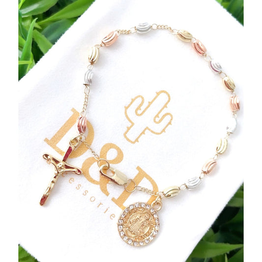 SanBenito Hand Rosary Bracelet