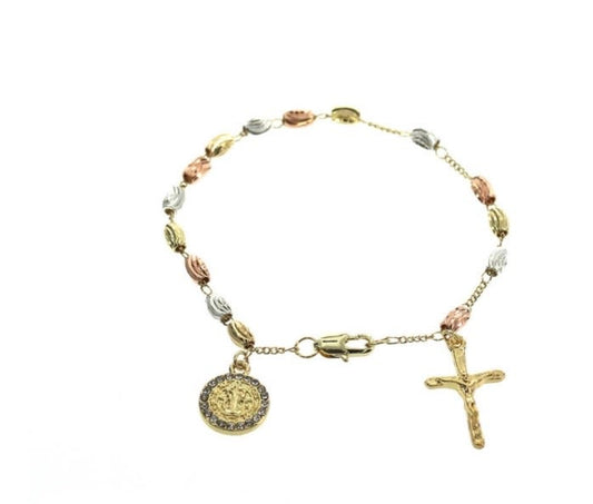 SanBenito Hand Rosary Bracelet