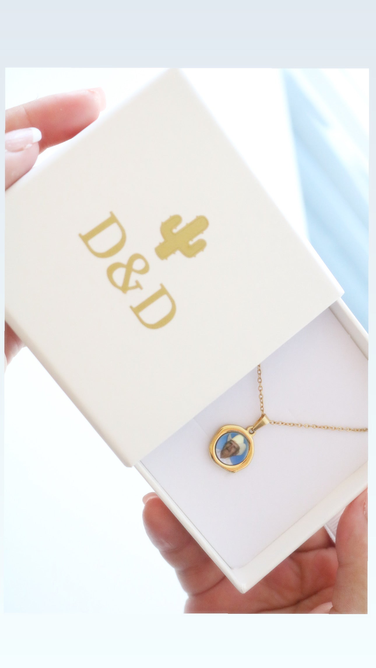 Personalized Dainty Foi Necklace