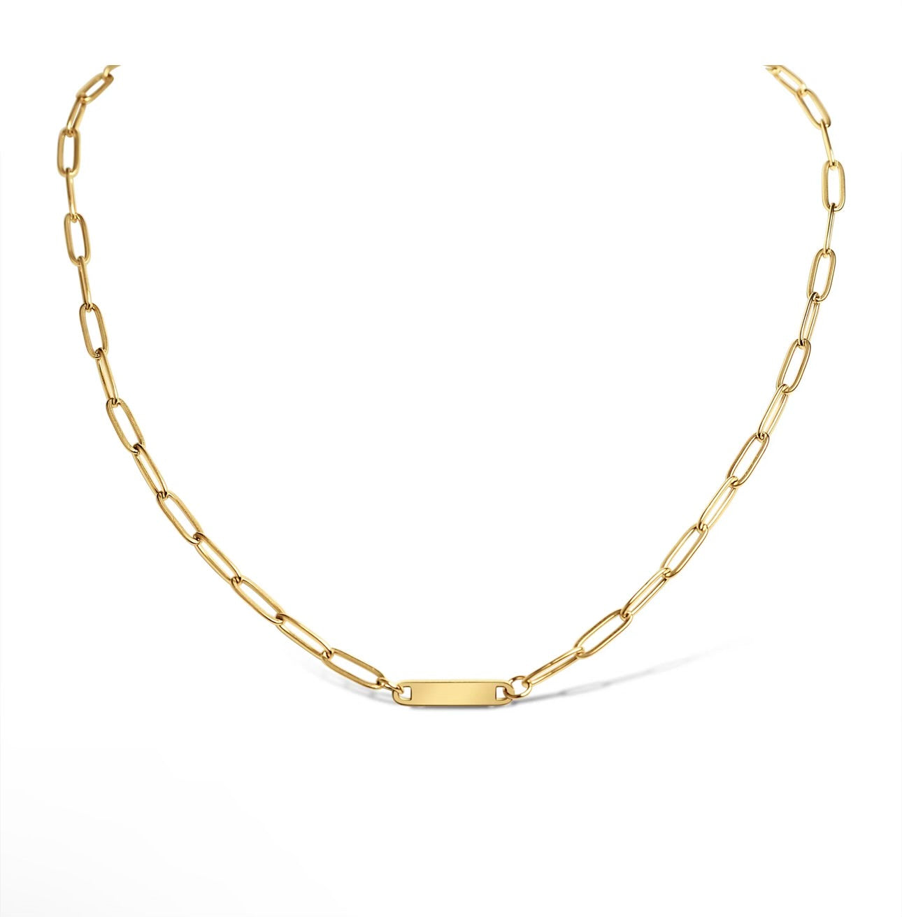 Personalized 1 Name Bar Necklace