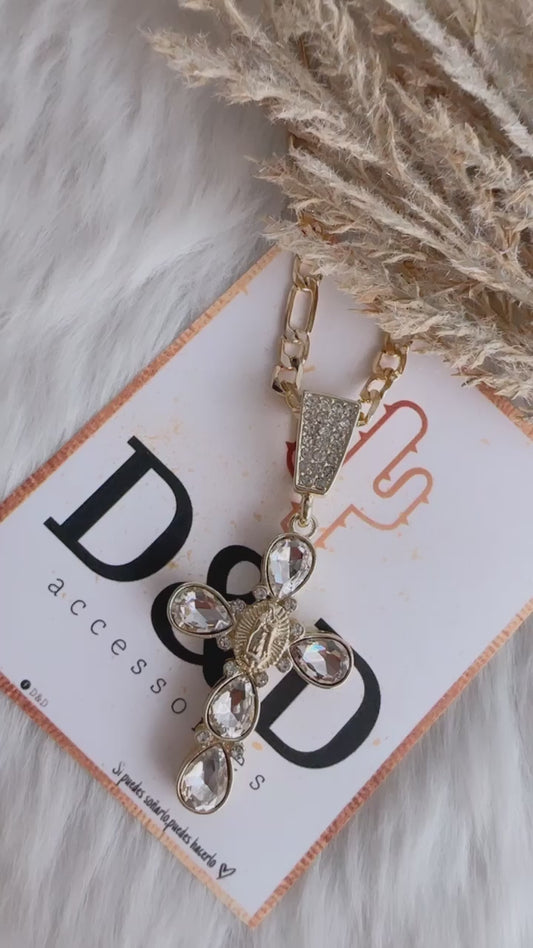 Guadalupe Cross Necklace