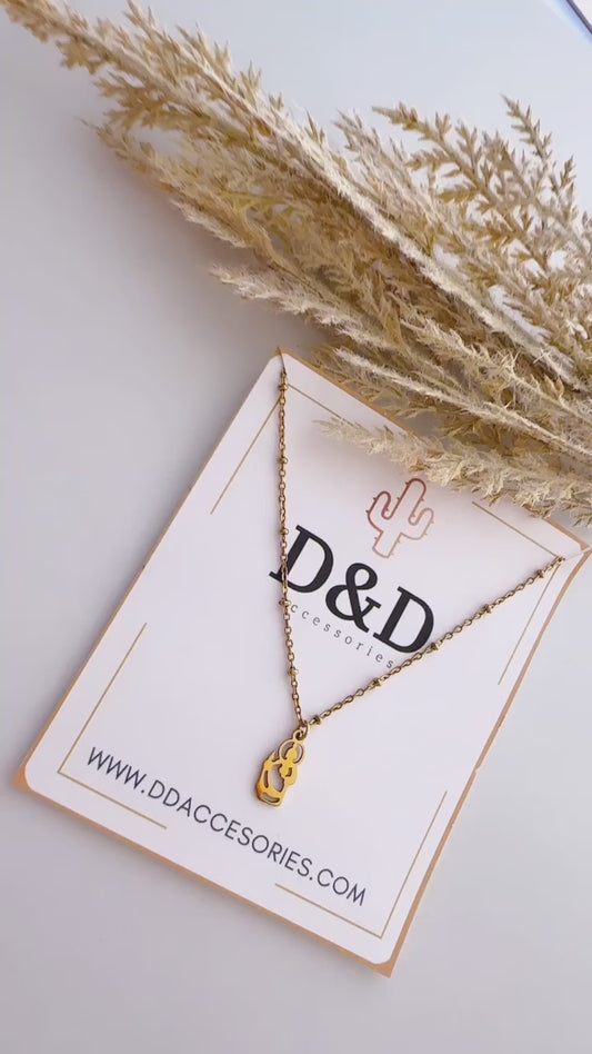 Dainty San Judas T Necklace