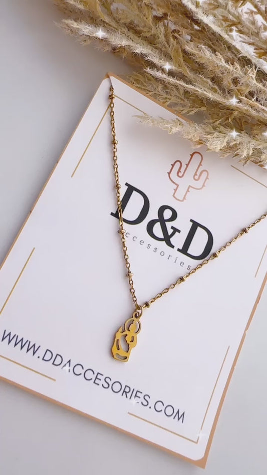 Dainty San Judas T Necklace