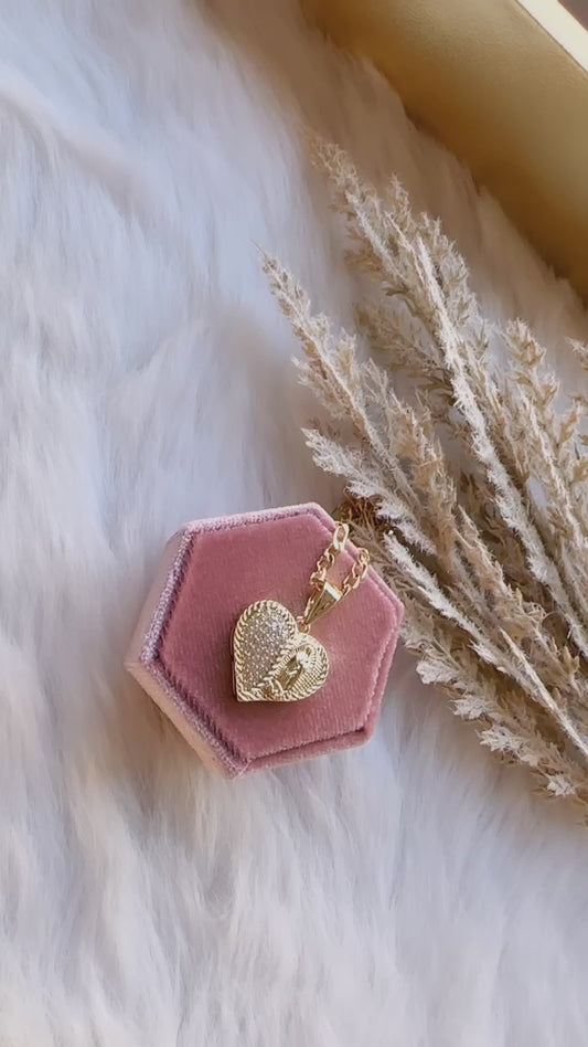 Guadalupe Heart Necklace