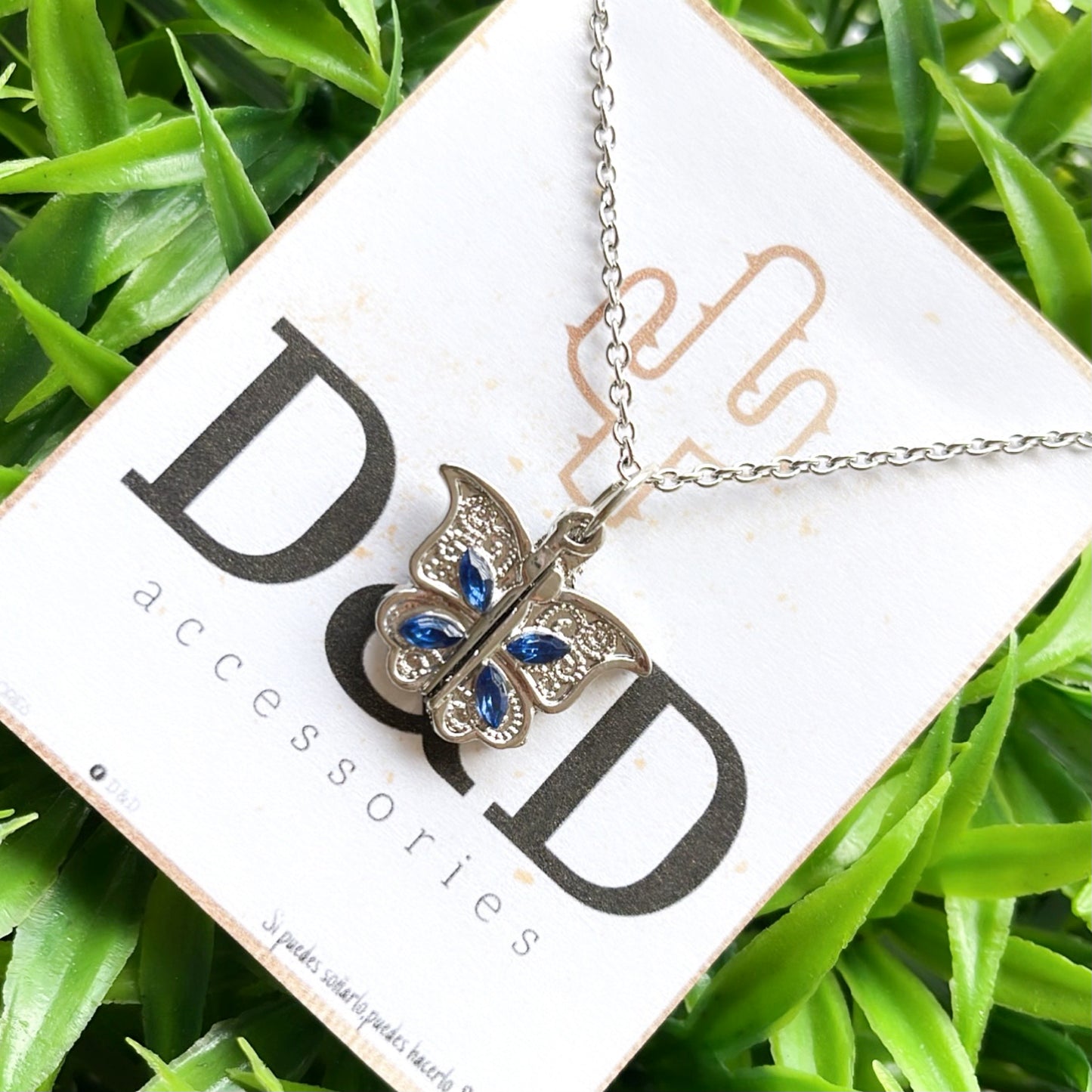 Personalized Butterfly Locket