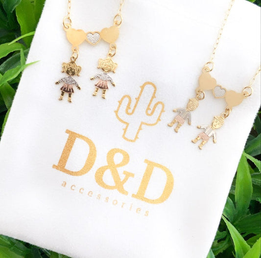 Mom charm necklace