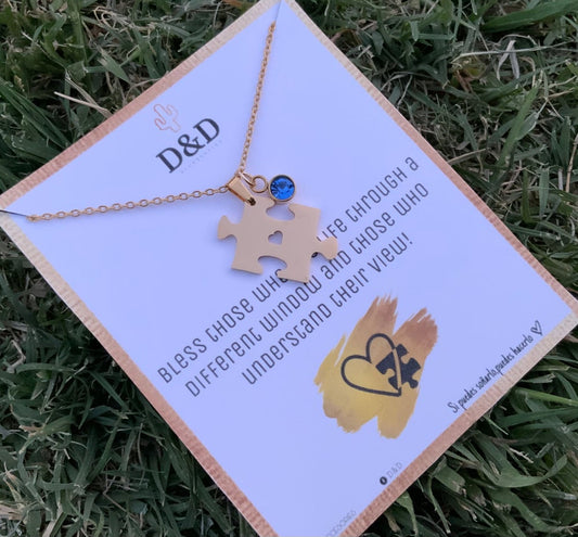 AUTISM LOVE CHARM NECKLACE