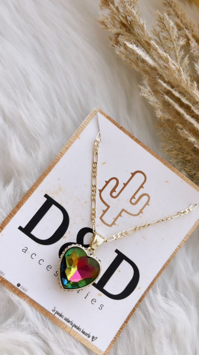 San Judas Stone 2 Side Necklace