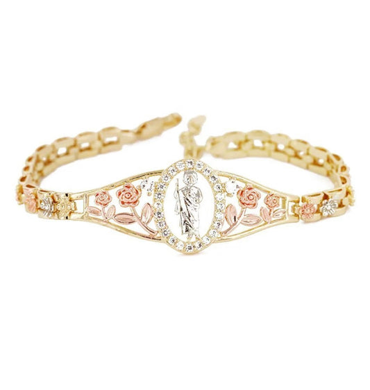 San Judas Flor Bracelet